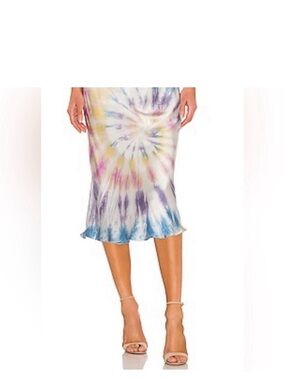 Generation Love Silk Tie-Dye Top - Pastel Multicolor skirt brand new with tag
